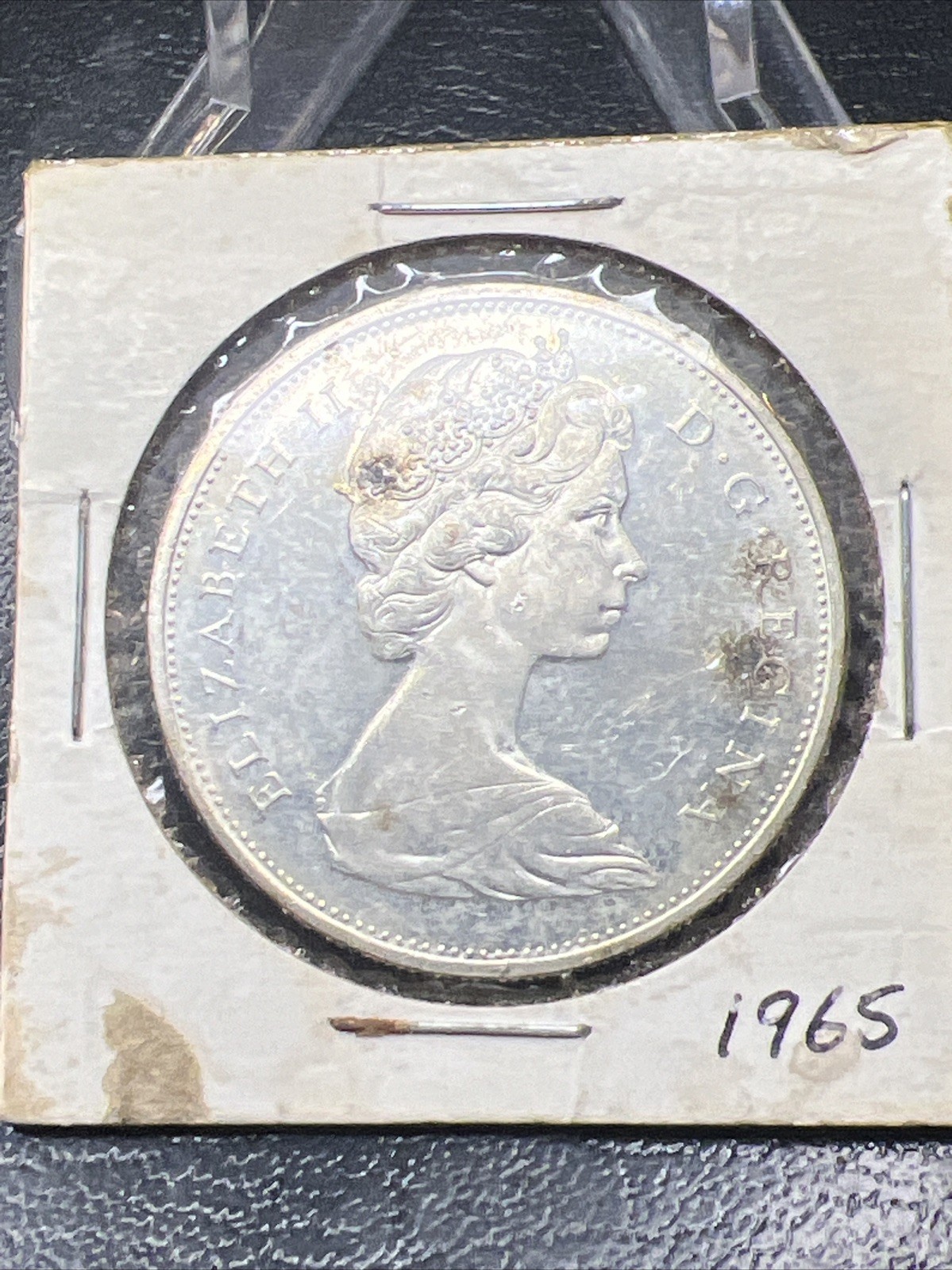 1965 Canada Proof Like Silver Dollar .800 Fine Canadian $1 Nice Coin