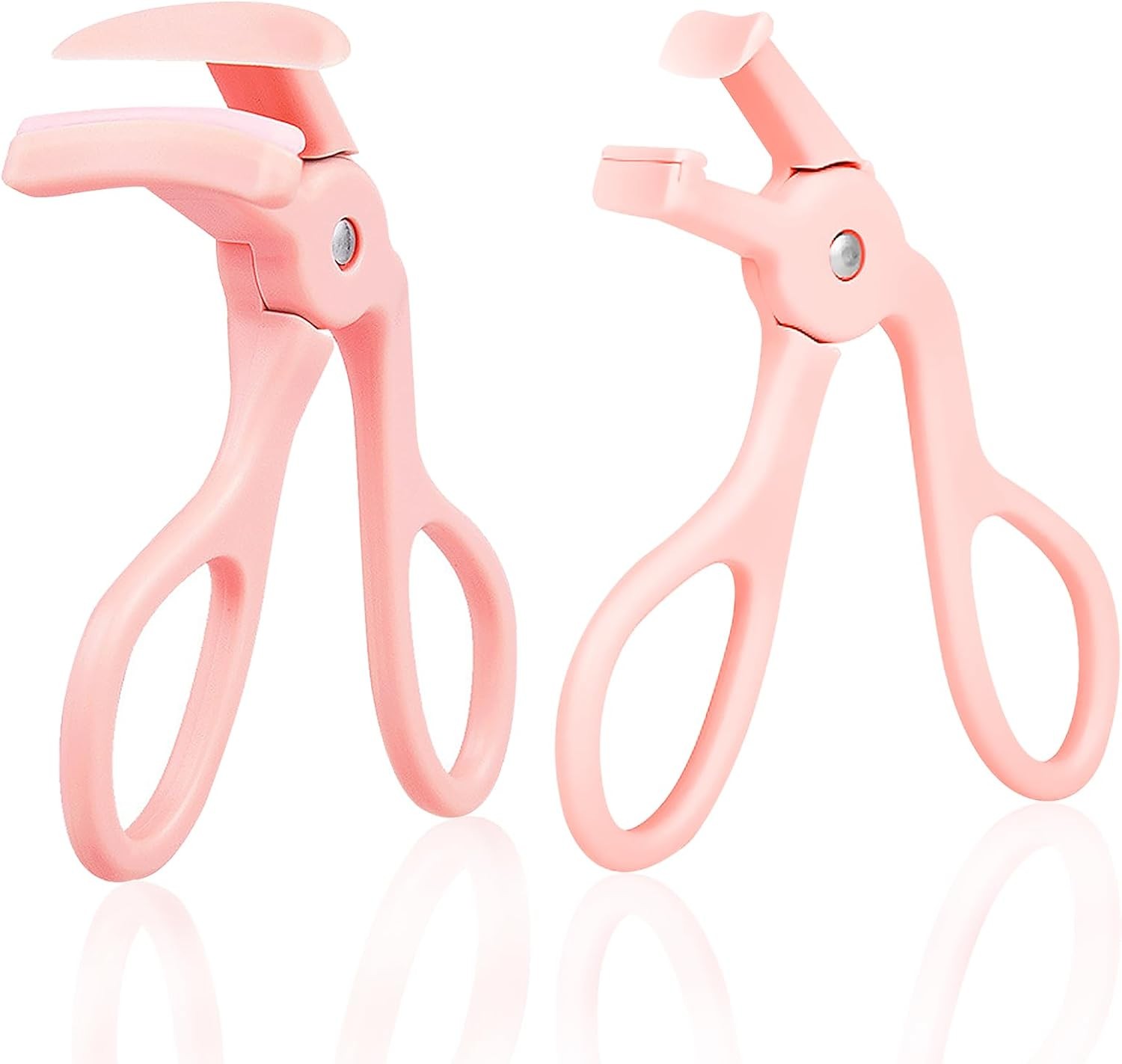 2 Style Eyelash Curler - Lash Curler with 2 Extra Silicone Replacement Pads
