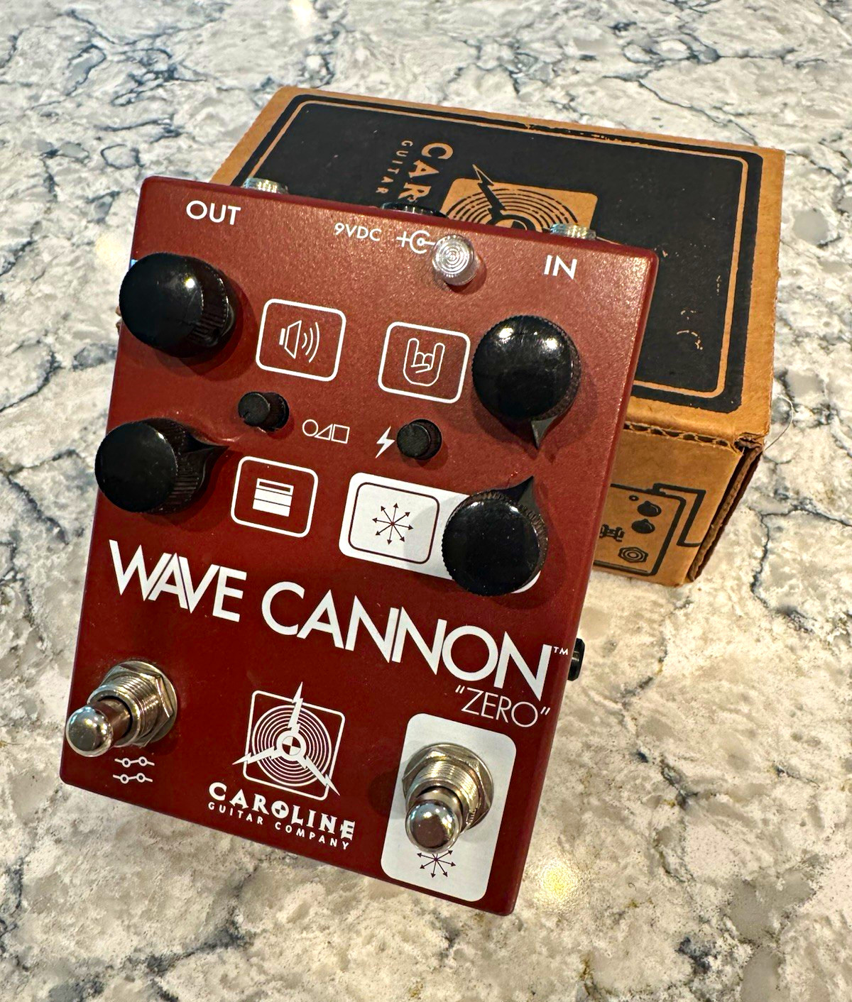 Caroline Guitar Company Wave Cannon Zero Distortion Pedal Electric