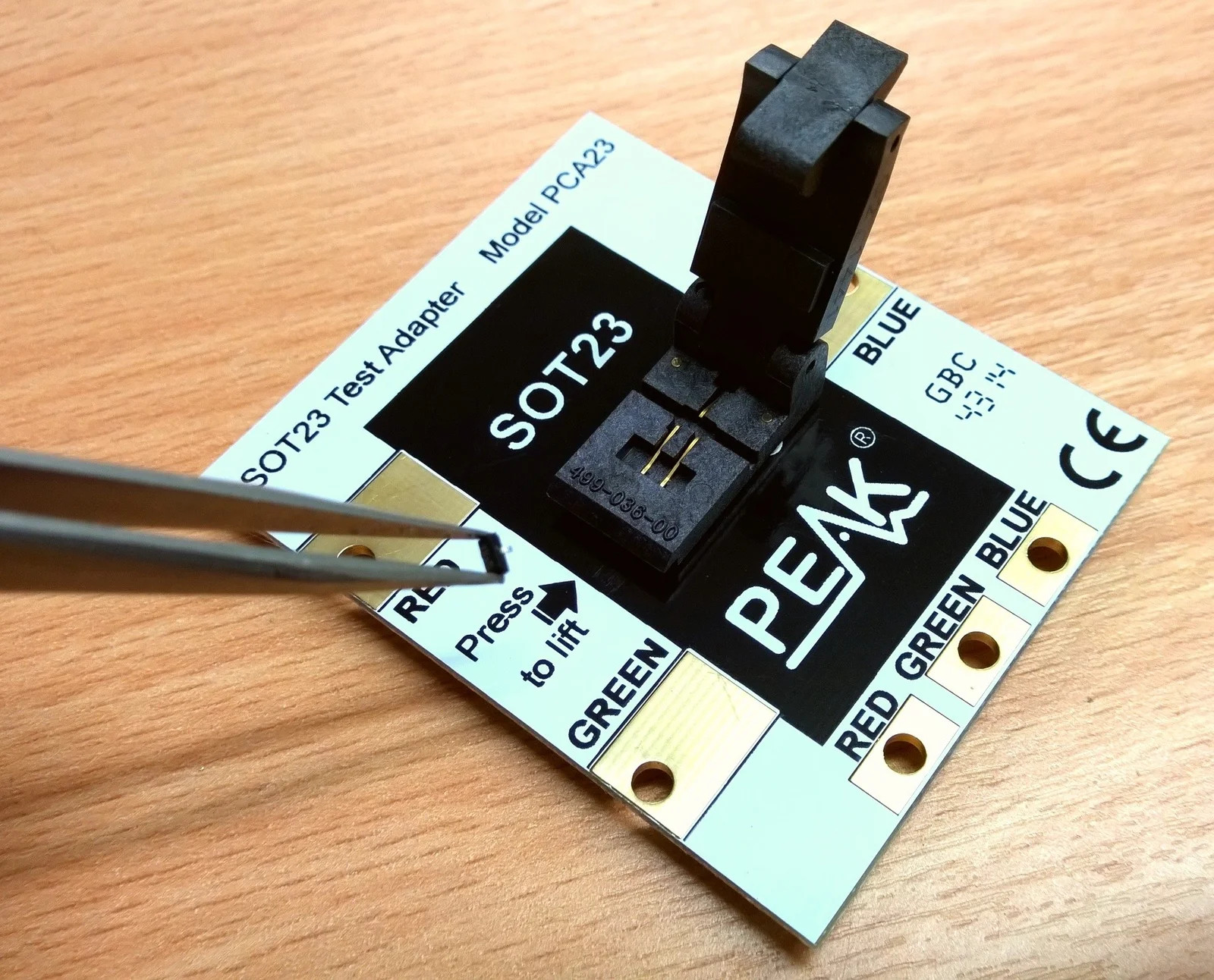 PCA23 PEAK ELECTRONICS SOT23 Test Adapter