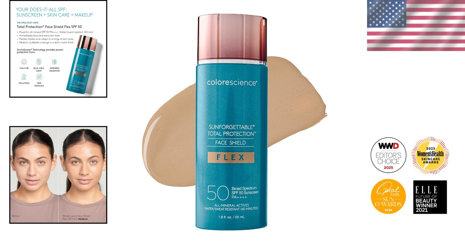 Colorescience Total Protection Face Shield Flex SPF 50