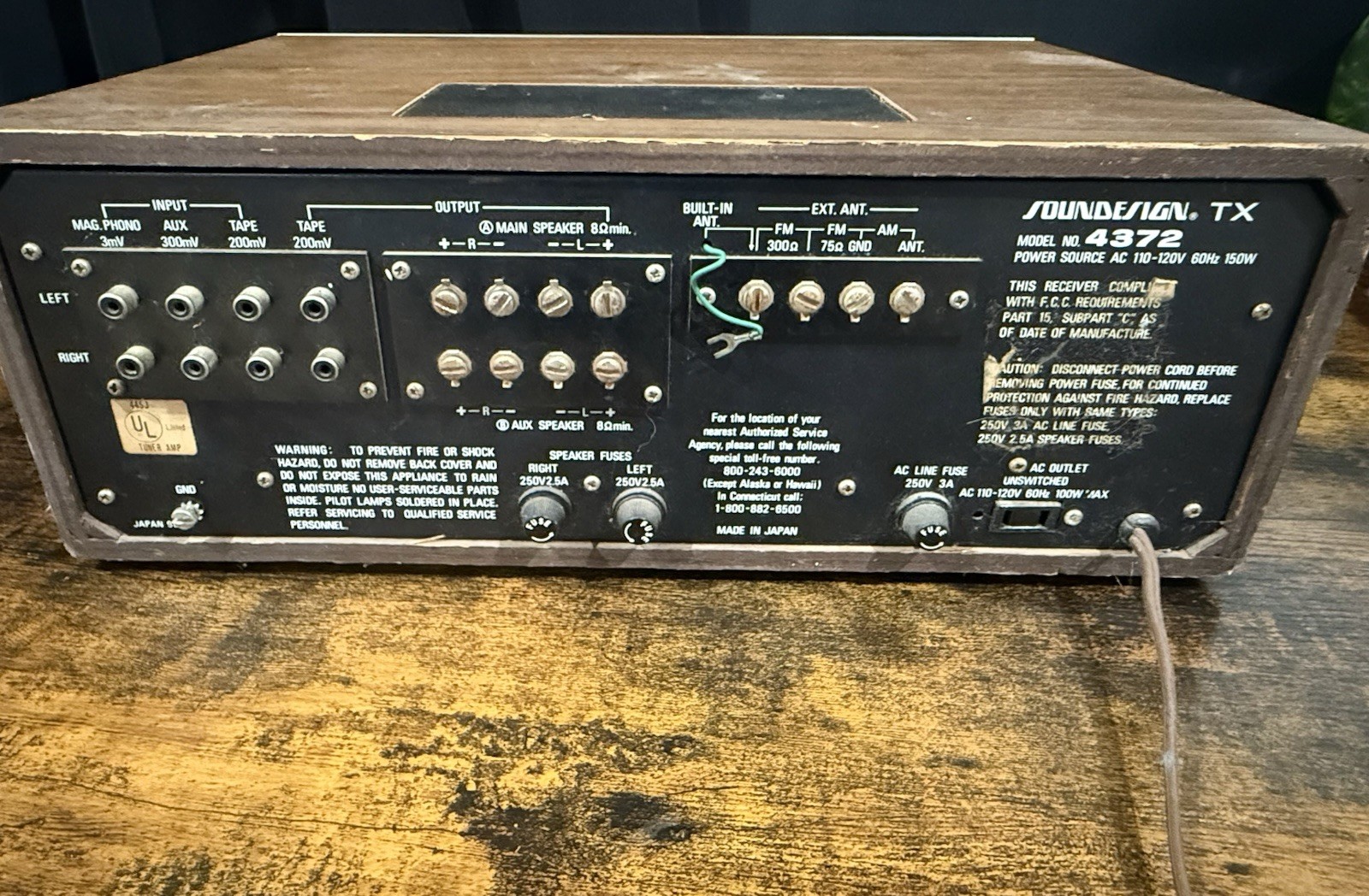 Soundesign TX 4372 Stereo Receiver