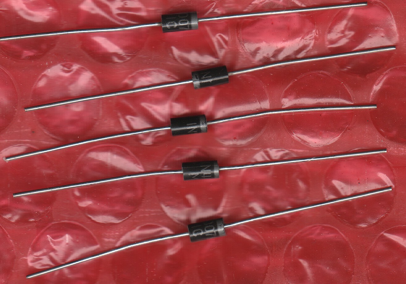 100pcs 1N4007 Rectifier Diode 1A DO-41 1amp 1000 Volt 1A Ships from US
