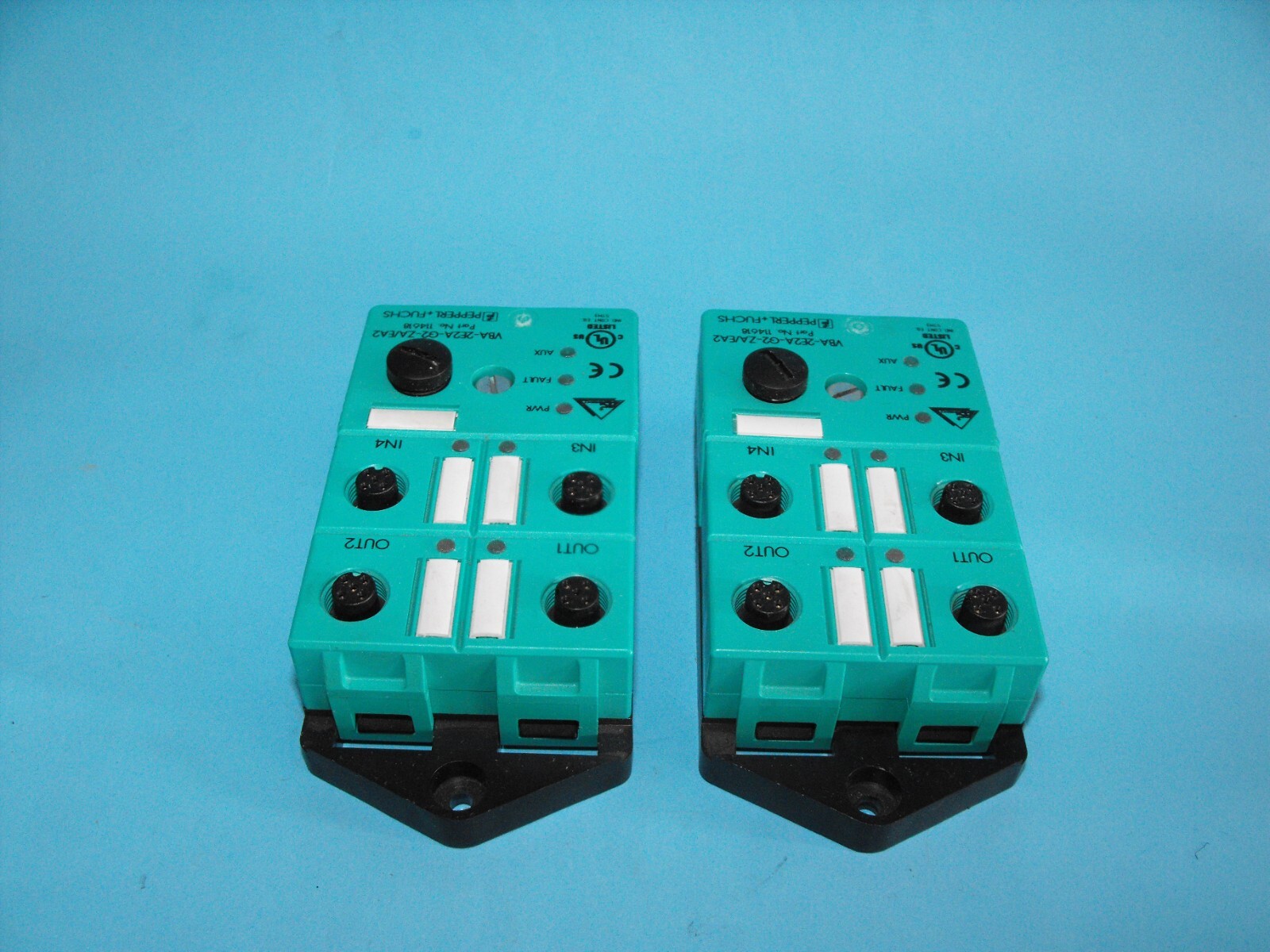 PEPPERL+FUCHS VBA-2E2A-G2-ZA/EA2.AS-Interface Sensor.114618.(LOT2PCS).USED