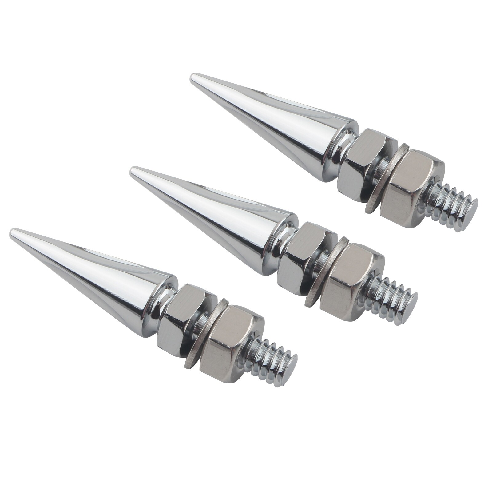 Chrome Spike Windshield Bolt Kit For Harley Tri Glide Ultra Classic 2009–2013
