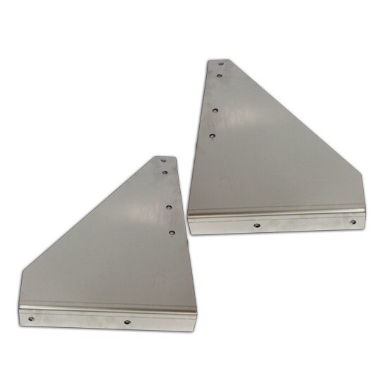 Stainless Steel Step Brackets Fits Kenworth W900B, W900L & T800 2005-Newer