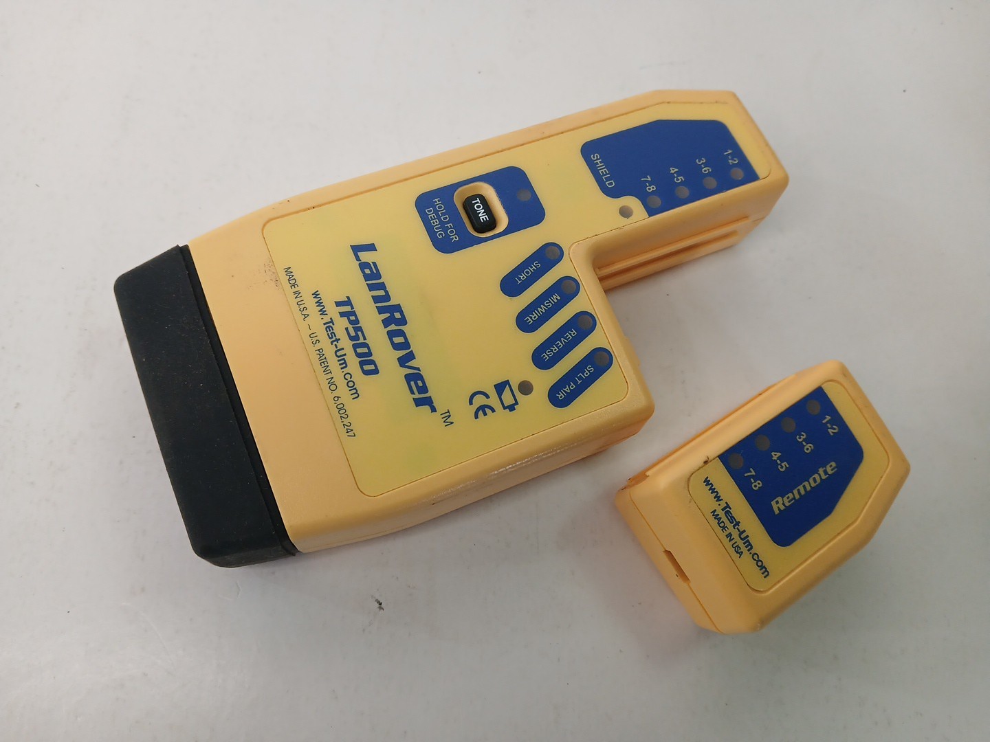 LanRover TP500 CAT5 Cable Tester Ethernet