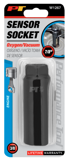 Performance Tool W1267 Oxygen Sensor Socket - Oxygen Sensor Socket - Deep
