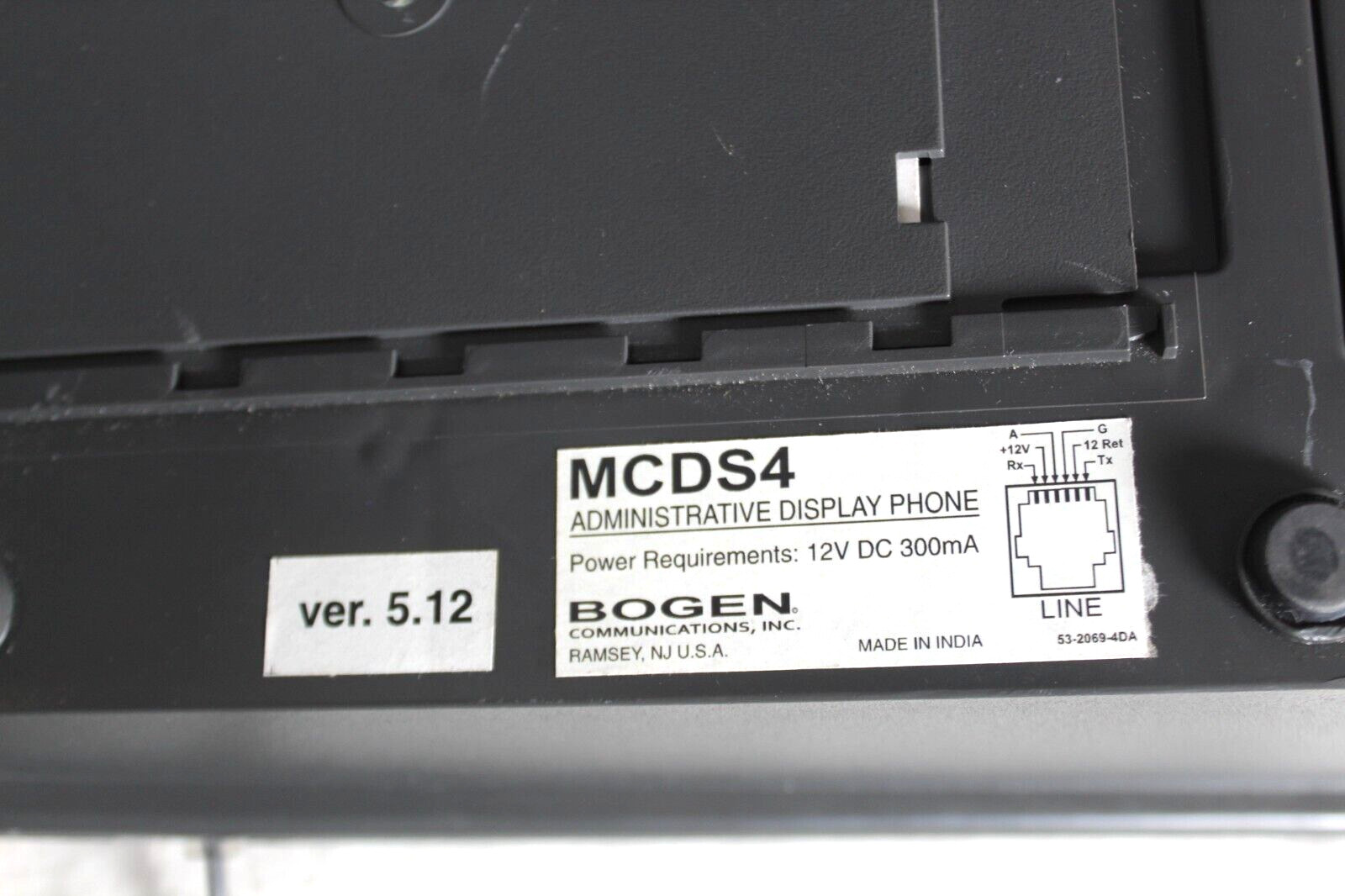Bogen Communication MCDS4 Multicom Admin Phone w/ Handset & Stand