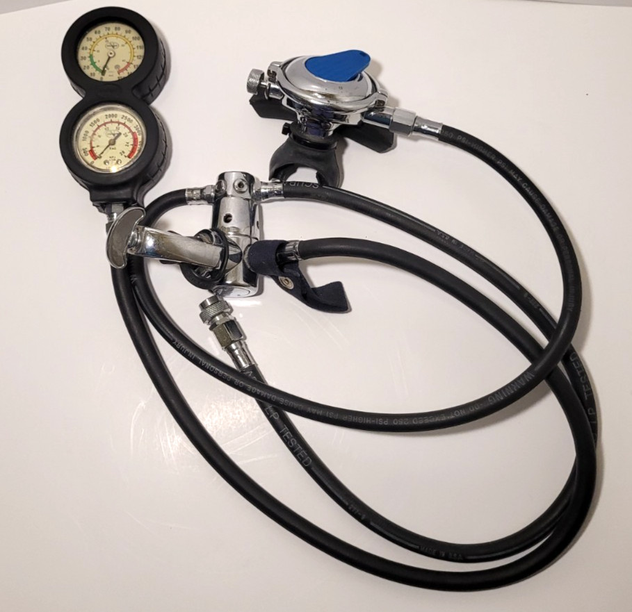 Scubapro Scuba Regulator Dacor Gauges Octopus Untested Dive Gear