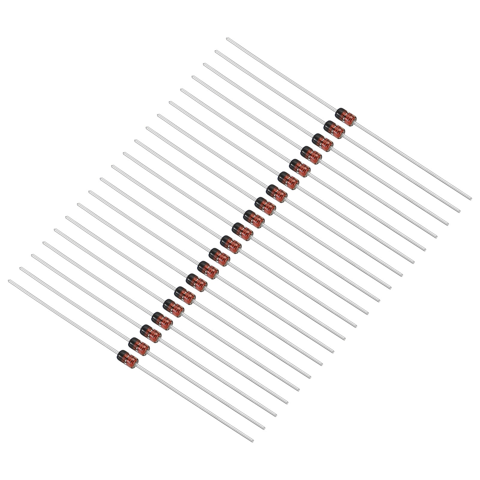 20Pcs Zener Diode 1W Zener Diode Assortment 6.2V DO-41 0.16 x 0.09inch(L x OD),