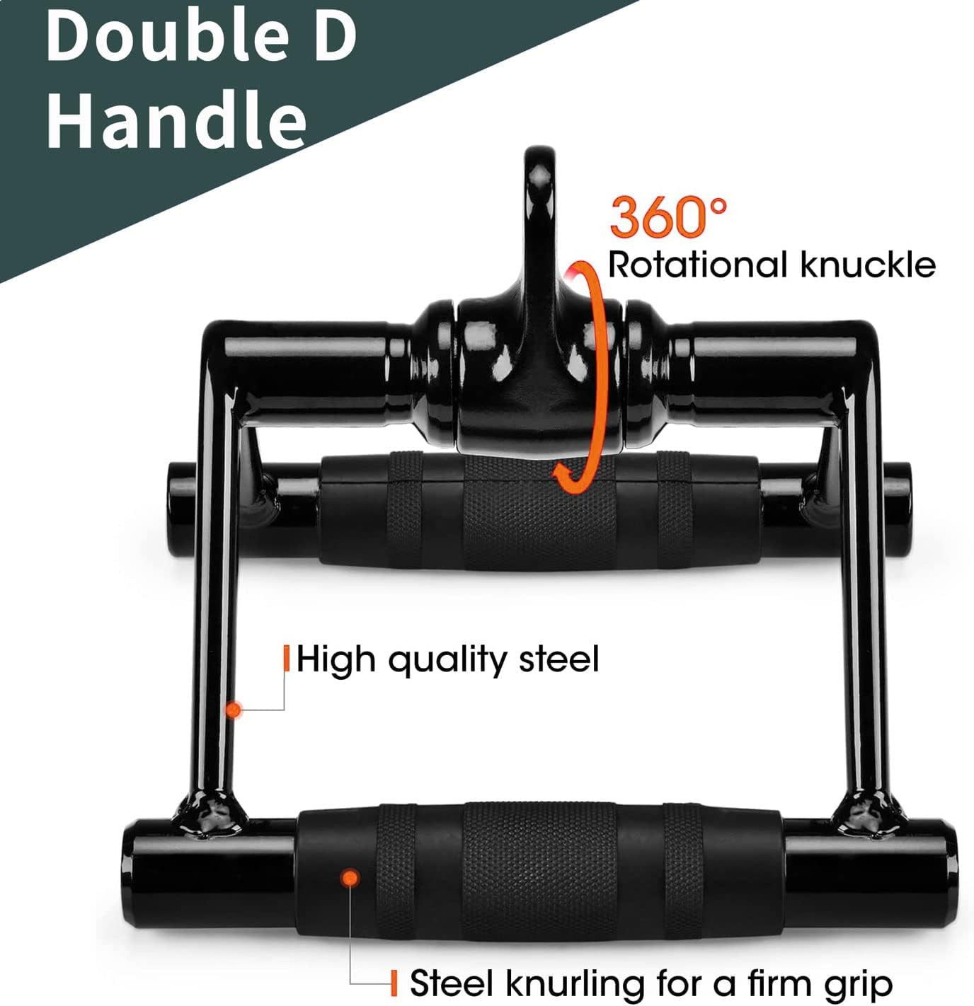 Solid Cable Machine Attachment, Cable Attachments for Gym, Gym Cable Attachments