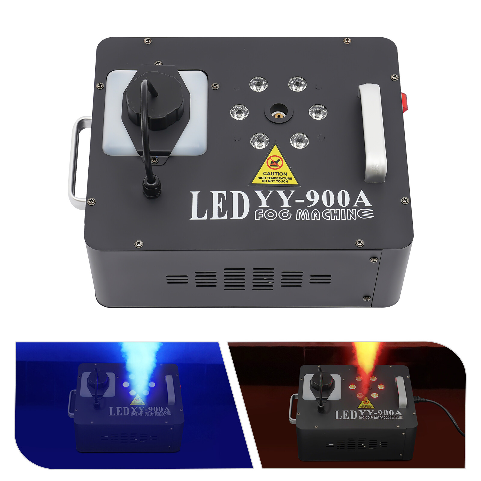 34*28*16cm DJ 1200WFog Furry Jet Vertical LED Fog/Smoke Pyro-Like Geyser Machine