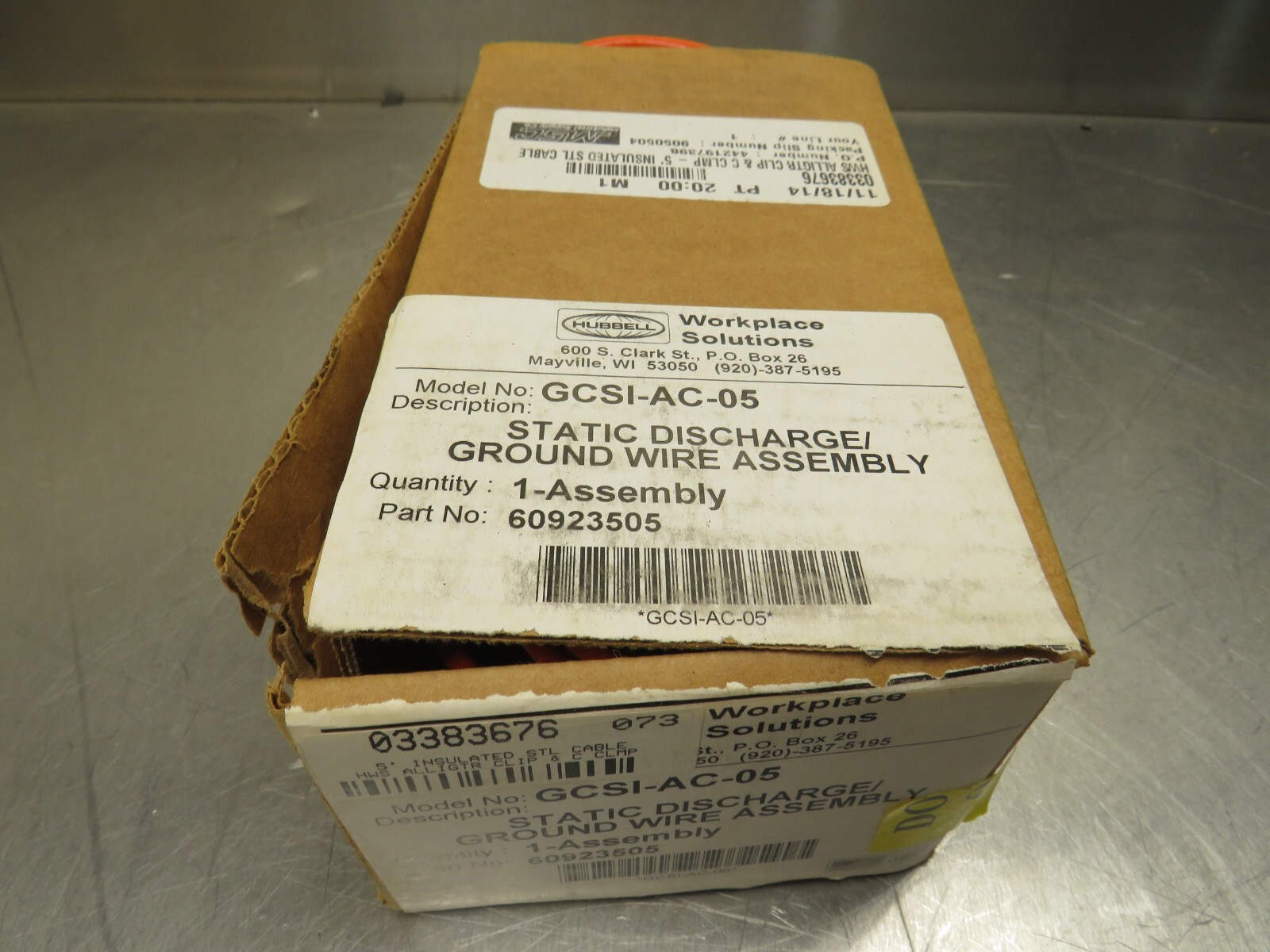 Hubbell GCSI-AC-05 Static Discharge Ground Wire Assy