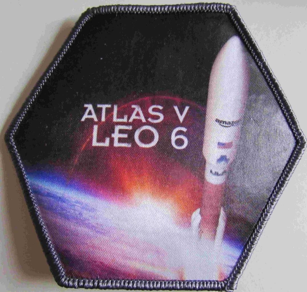 ATLAS V LEO-6 AMAZON LA-06 MISSION SPACE PATCH ULA UNITED LAUNCH ALLIANCE 4 INCH