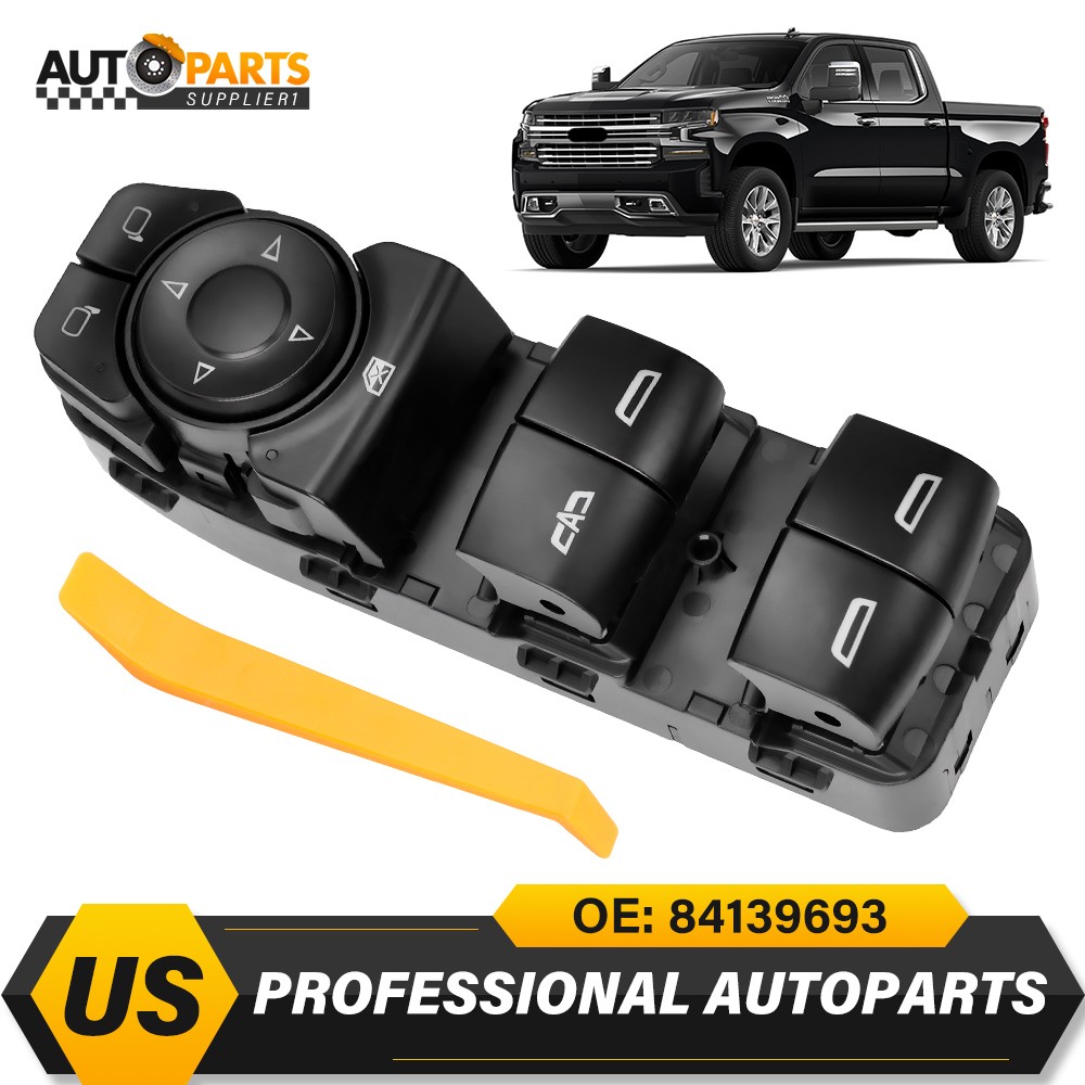 For 2016-2024 Chevrolet Malibu 1.5 Front Left Power Window Master Control Switch