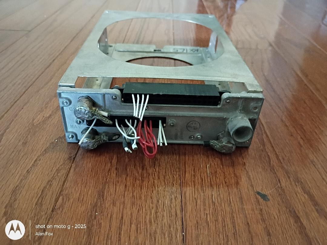 King KX 155 165 NAV/COMM Tray Rack With Backplate And Connectors