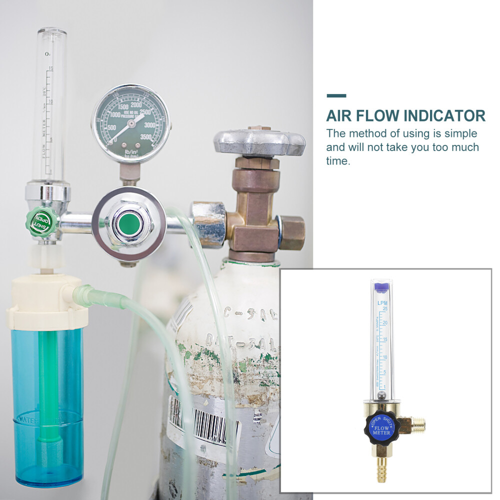 Cfm Argon Gas Flowmeter Regulator Gauge Pressure Electronics Industry