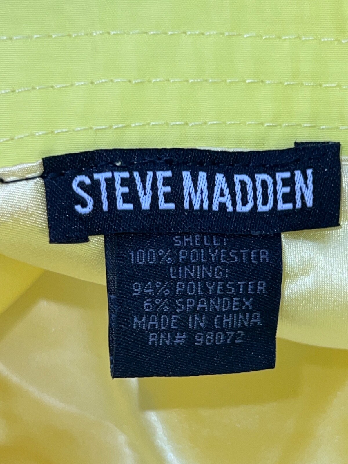 Steve Madden Fluorescent Yellow Women’s Bucket Hat Cap EUC