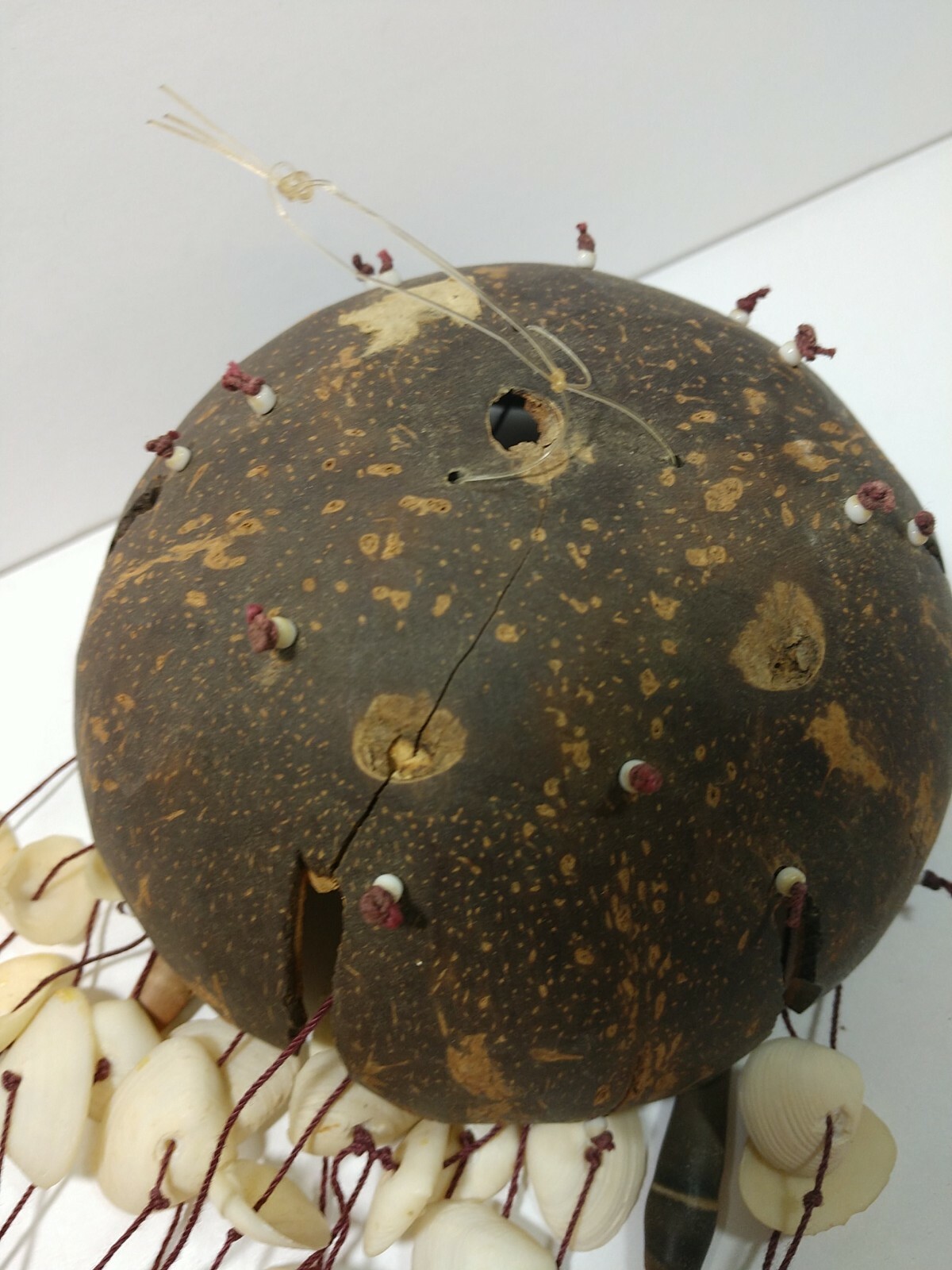 Coconut Shell And Sea Shell Handmade Wind chime D5