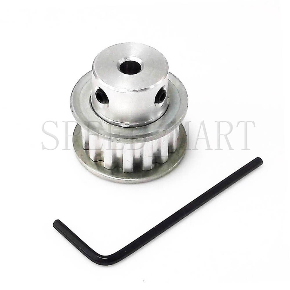 XL Type XL16T Aluminum Timing Belt Pulley 16 Teeth 7mm Bore for Stepper Motor