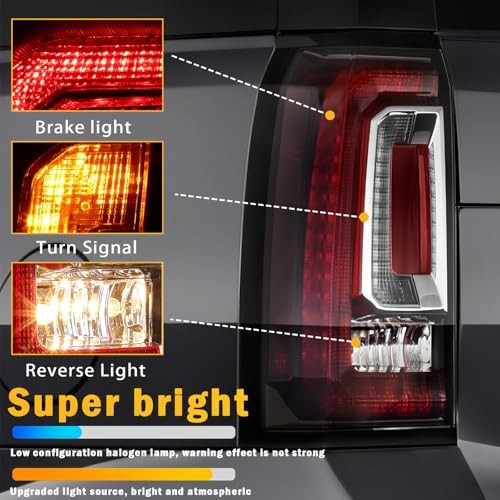 Driver Side LED Tail Light Assembly for 2015 2016 2017 2018 2019 2020 GMC Left