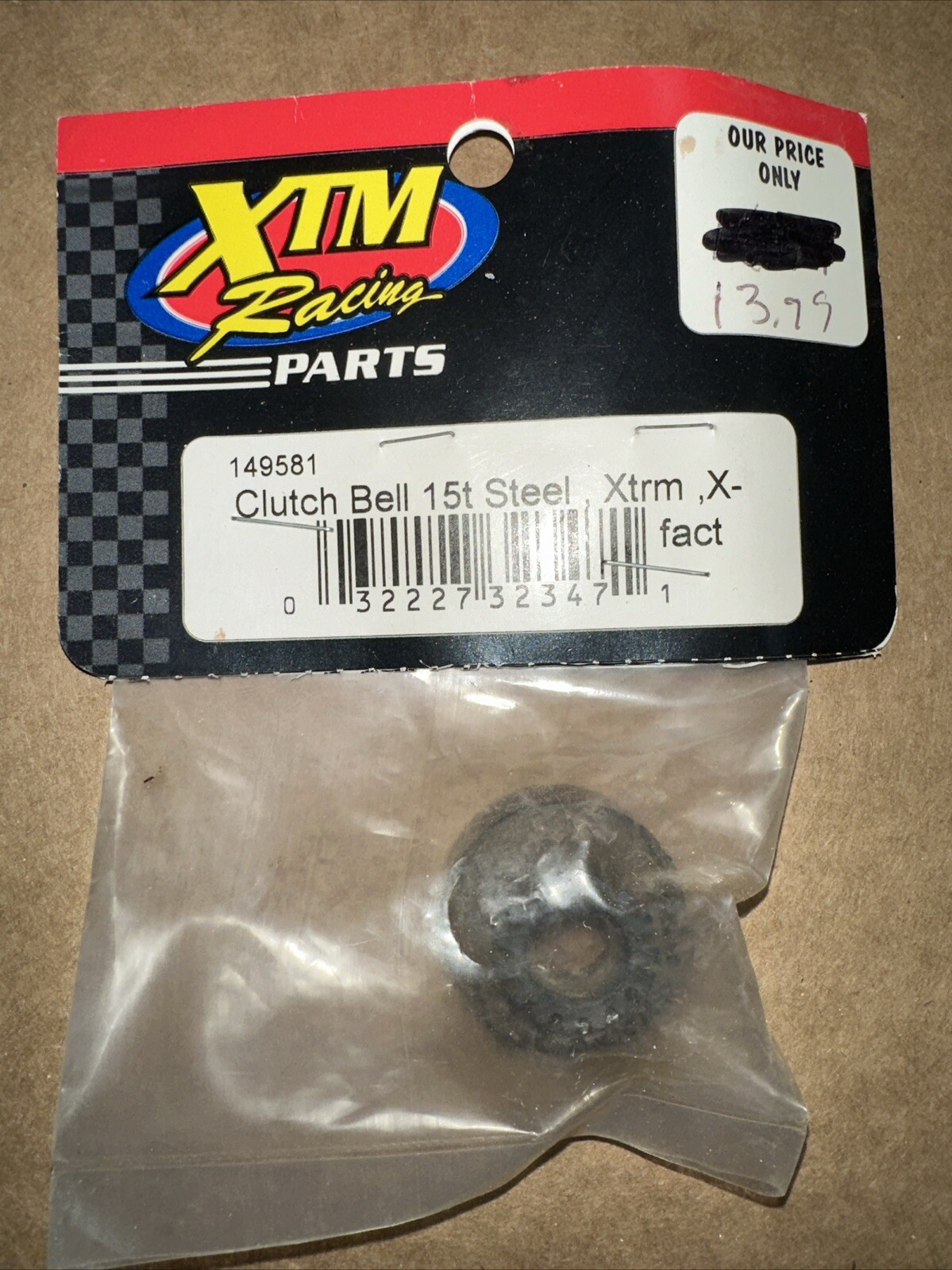 XTM Racing 149581 Clutch Bell 15 Tooth Steel For XTRM X-Factor