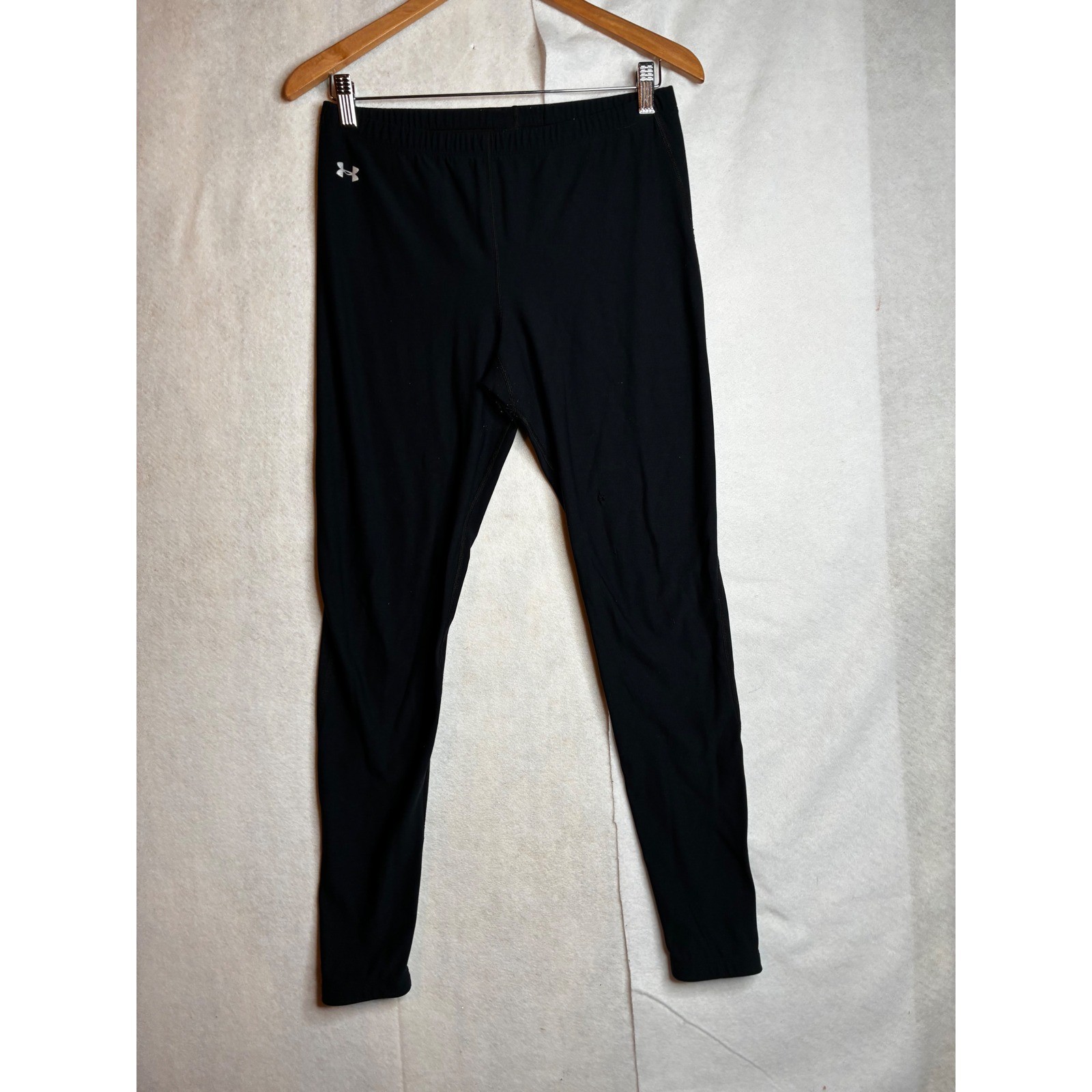 Under Armour Mens Black Athletic Compression Leggings Size Large RN 96510