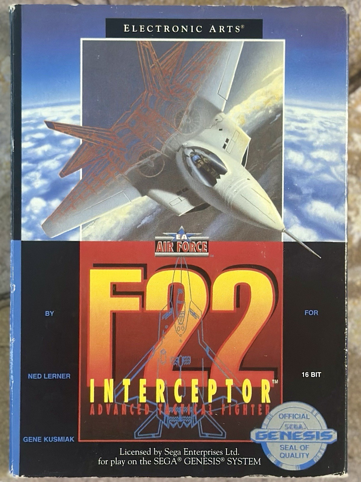 F22 Interceptor Box - Sega Genesis