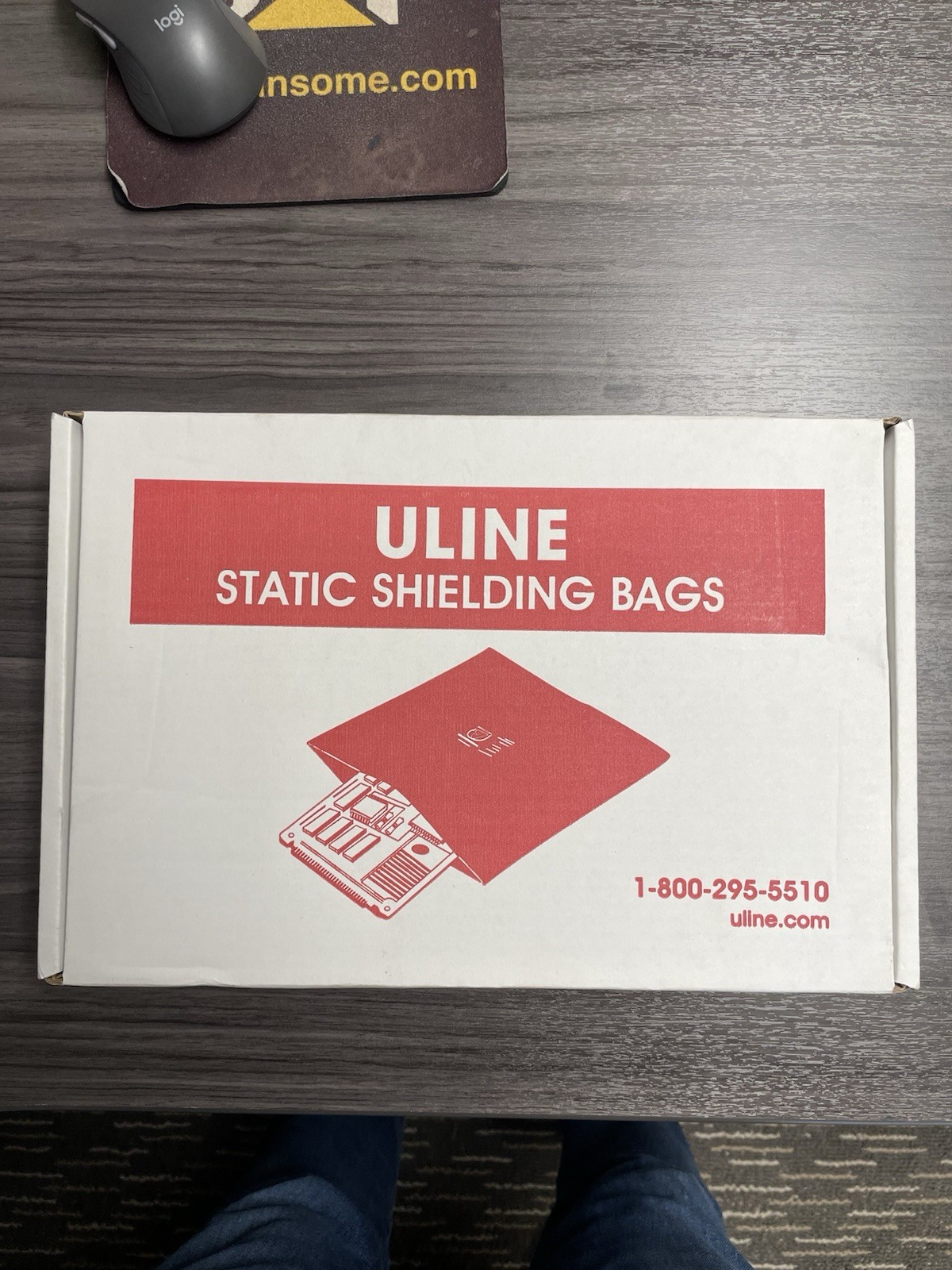100 ESD Anti-Static Shielding Bags, 8"x10" in (Inner Diameter) Open-Top,3.1 mils