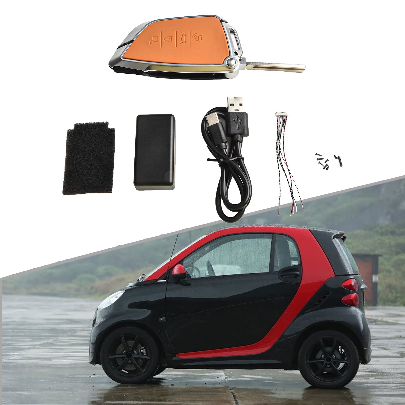 New Touch screen for smart key remote keyless entry with mechanical key For All