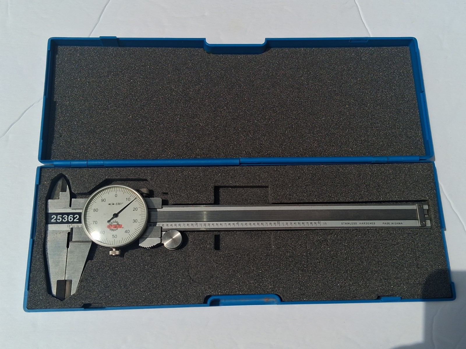 OEM 25362 Dial Caliper With Case