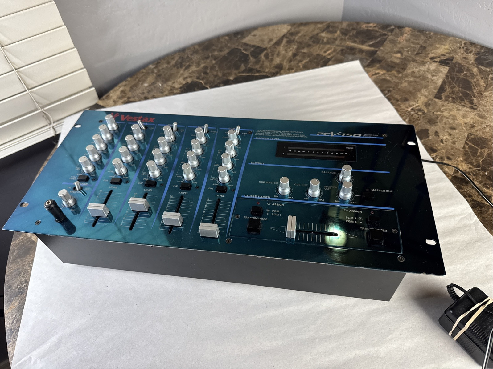 Vestax PCV-150 Professional Mixing Console W Power Supply