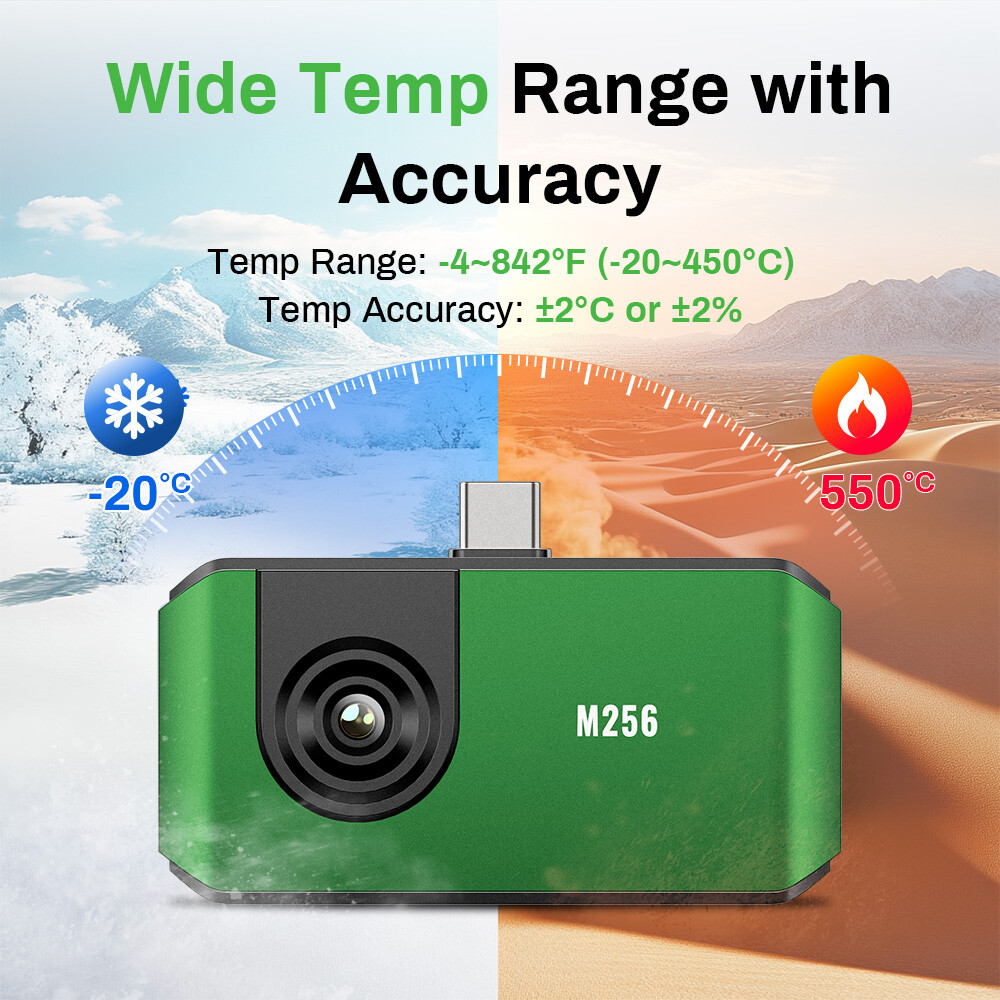 256x192 IR High Resolution Thermal Camera Thermal Imaging Camera 3D Analysis