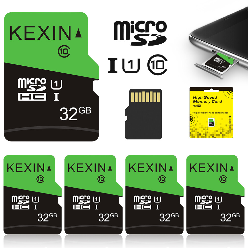 5Pack/Lot 32GB Micro SD TF Card SDHC Class 10 Flash Memory Card Universal Cards