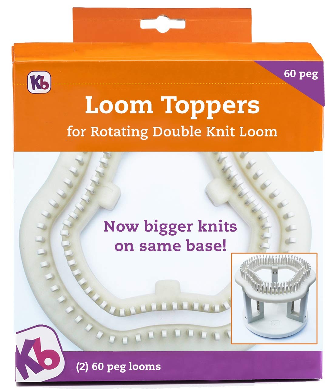 60 Peg Loom Toppers use with Rotating