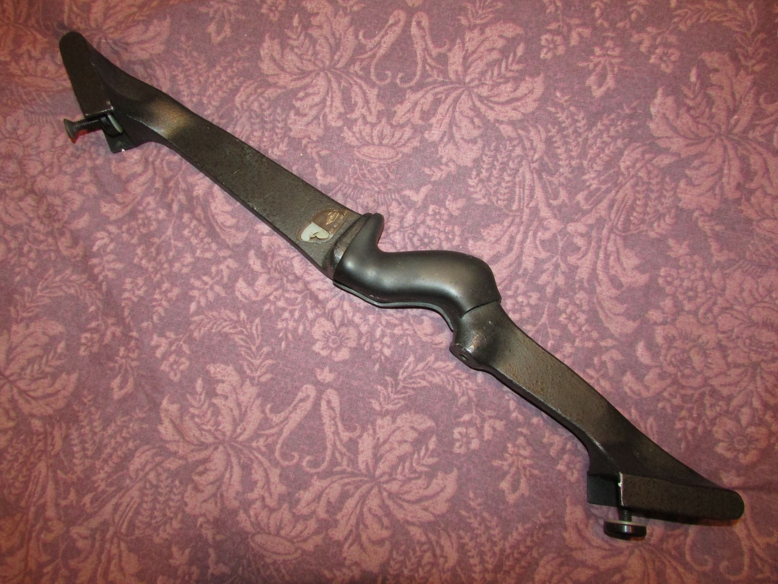 Vintage RH Takedown Recurve Bow Riser, No Limbs, Maybe Hoyt? 22.5" Long, DIY Job