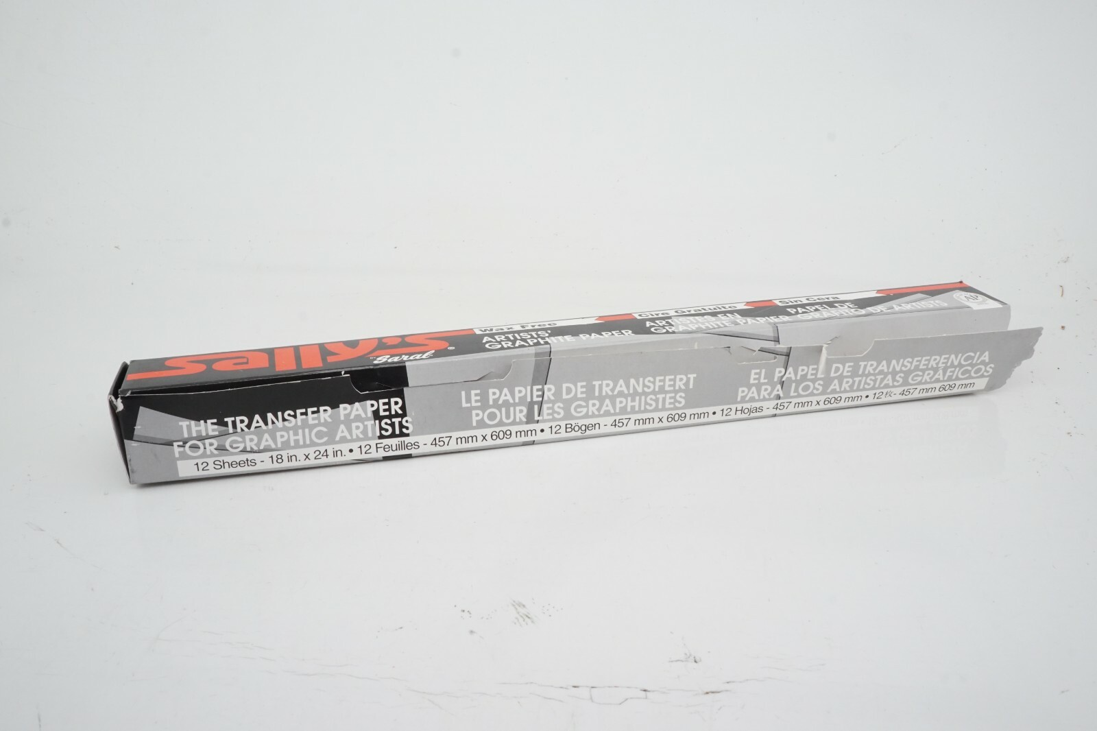 24 Sheets Genuine Saral Sallys Artist Graphite Paper 18in x 24in (457 x 609mm)