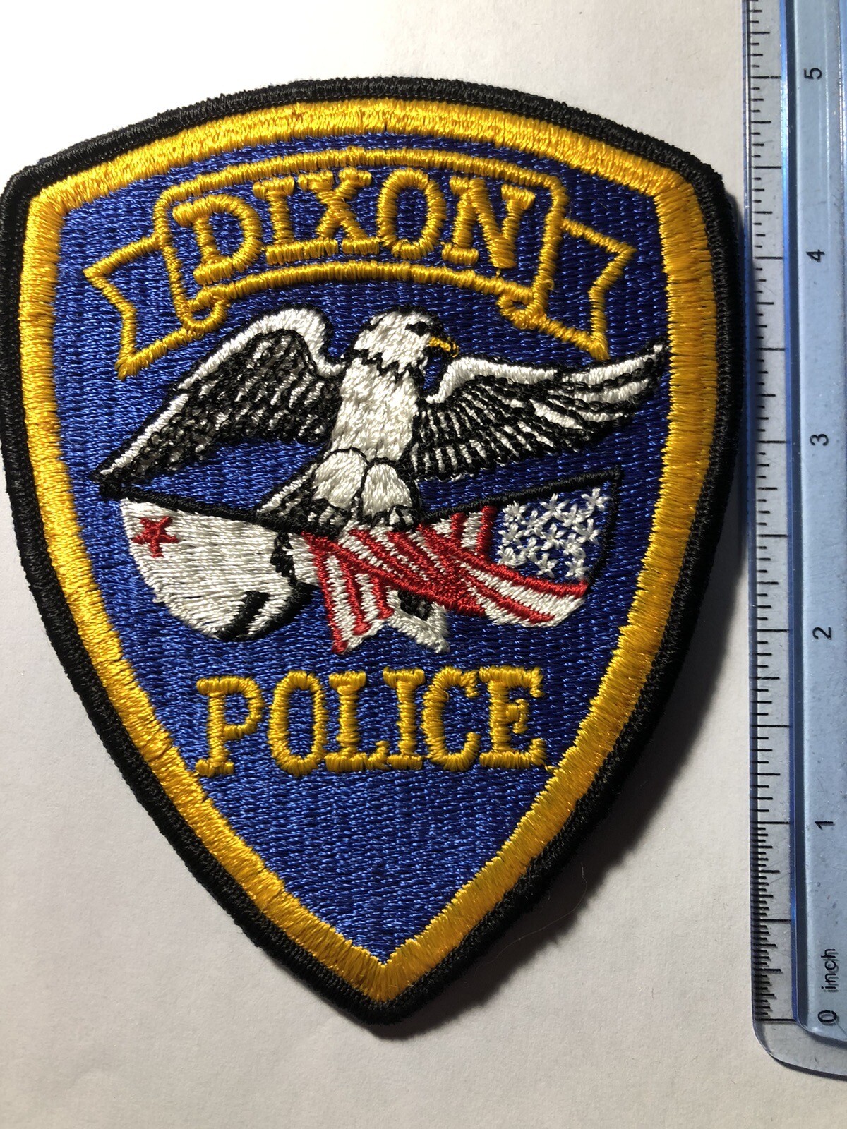 Dixon California Police Patch