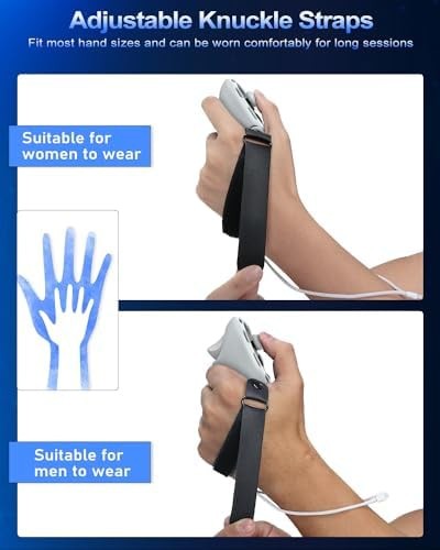 AMZDM Controller Grip for Oculus Meta Quest 3S Quest 3 VR Accessories Grips C...