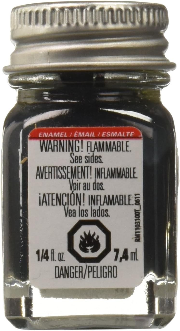 Testors Model Paint #1198 Gun Metal .25 Ounces Free Shipping