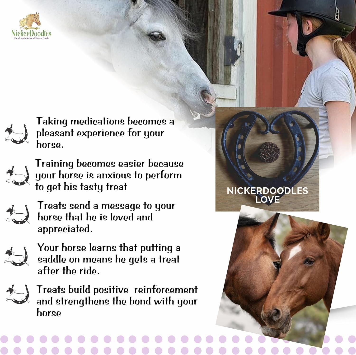 Horse Treats - 5 lb Pail - Effortlessly Give Medications with Our Soft Baked Tre