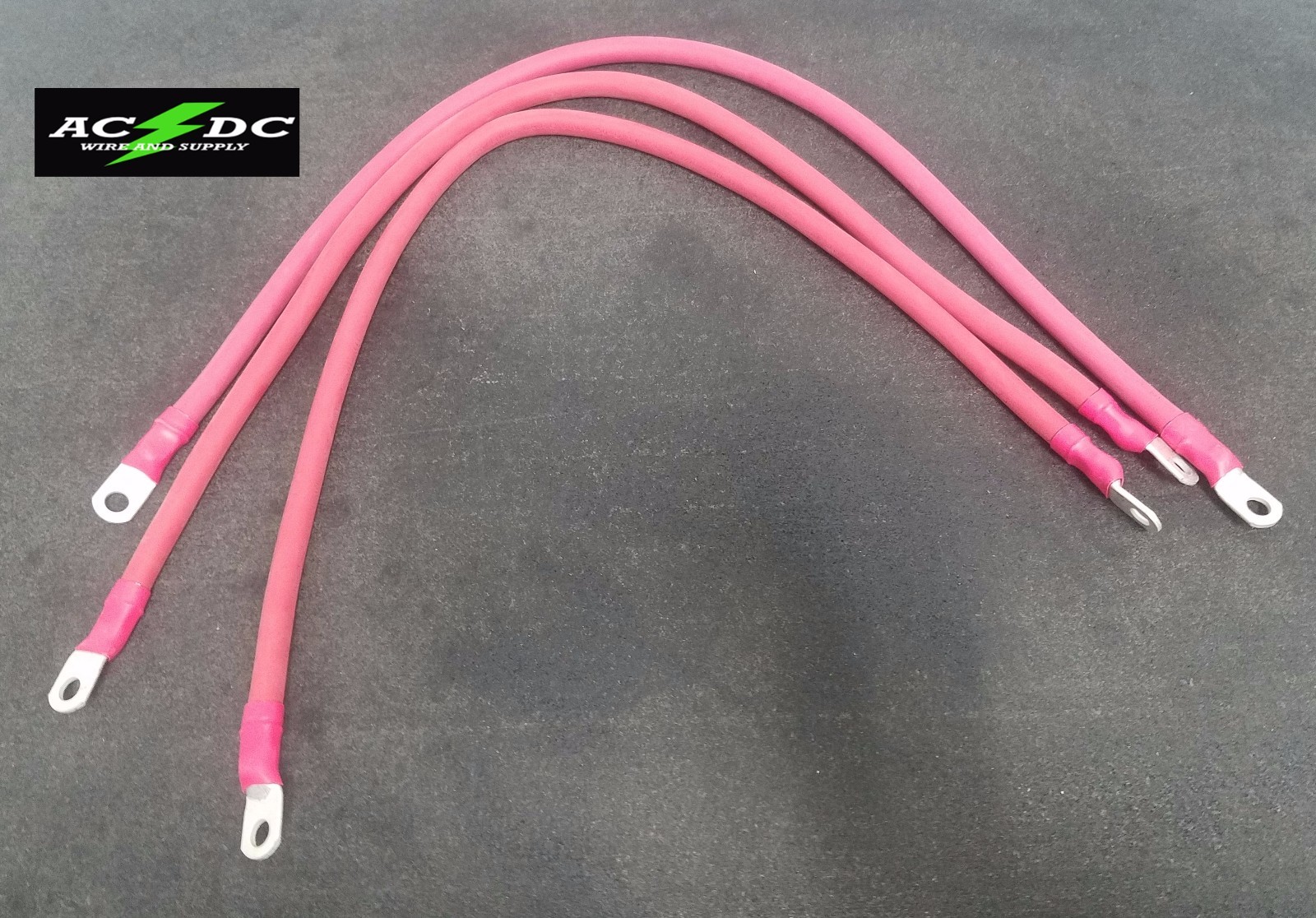 Club Car Precedent Golf Cart -Battery Cable Set 2 GAUGE  (3 - 26" RED)