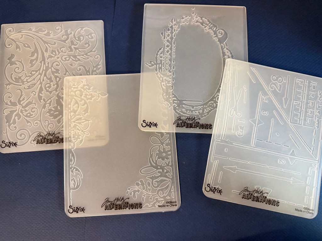 4 - Sizzix Tim Holtz Alterations Embossing Folders Vintage