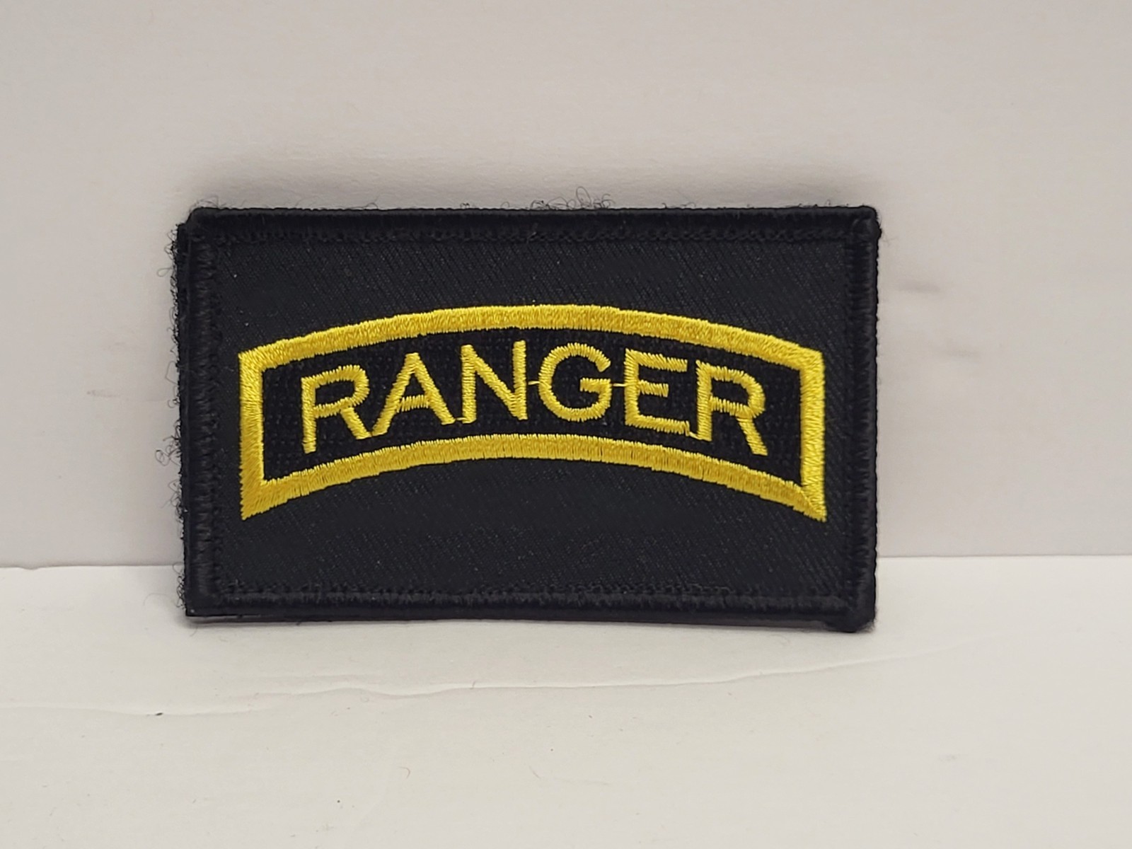RANGER U.S. Army Black 3.5" x 2" Embroidered 2 Piece Hook & Loop Military Patch