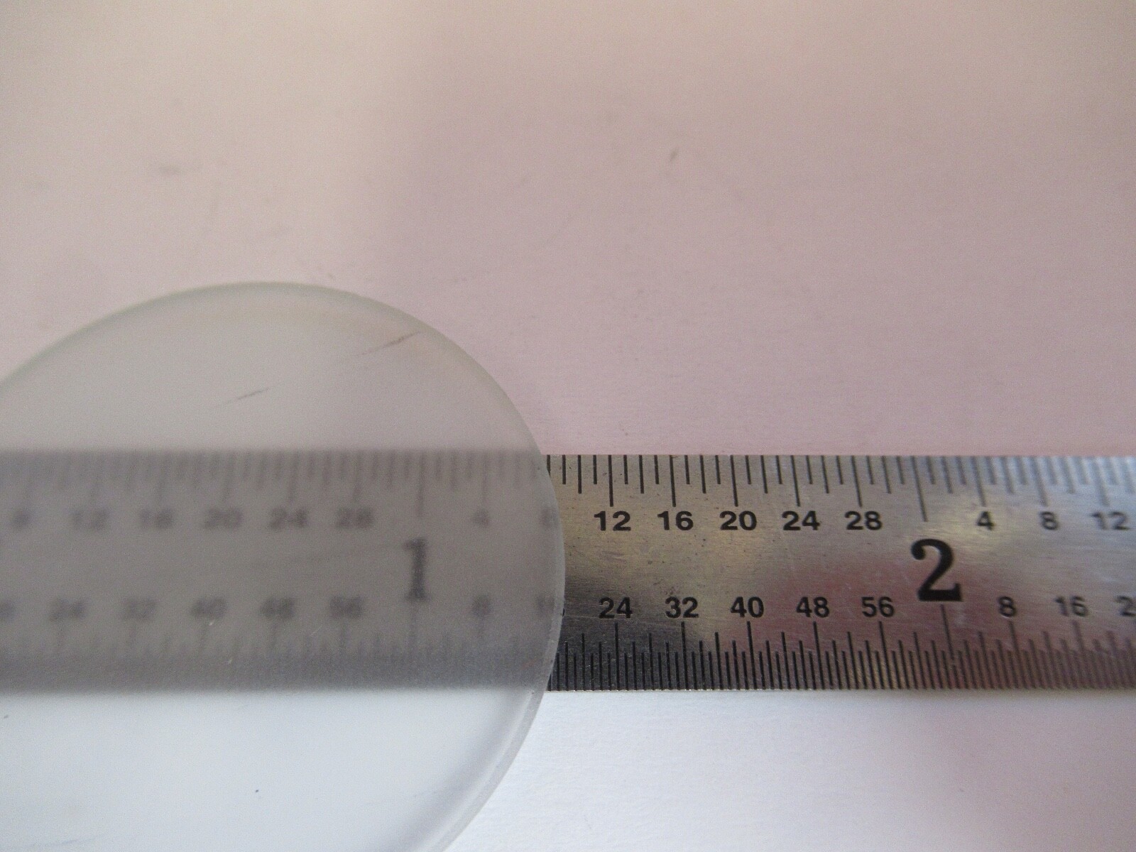 ZEISS GERMANY DIFFUSER FROSTED GLASS FILTER MICROSCOPE PART AS PICTURED &A5-A-71