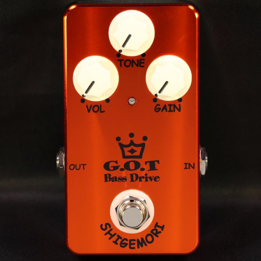 Shigemori G.O.T Bass Drive Overdrive for Bass effects pedal Made in Japan