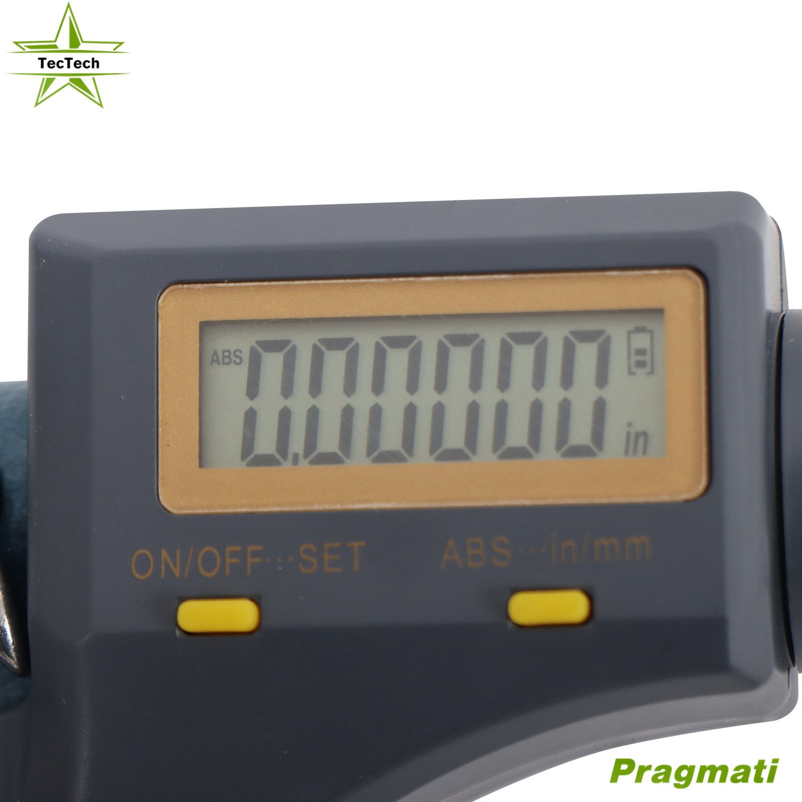 Electronic Micrometer 0-1" 0.00015" Accuracy Knurling Pattern W/ LCD screen
