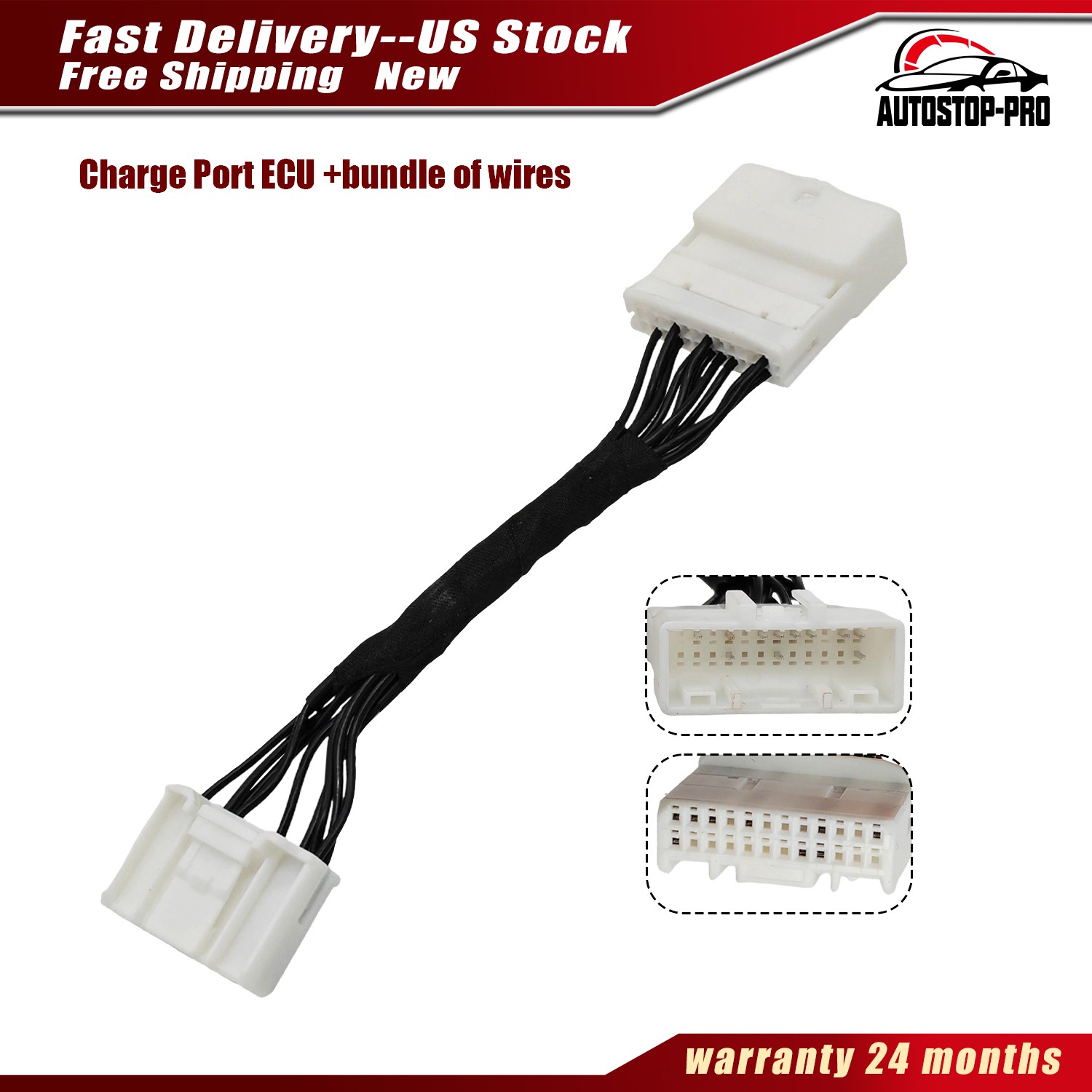 Charging Port Wiring Harness For Tesla Model 3 2021-2023 Model Y 1537264-10-B