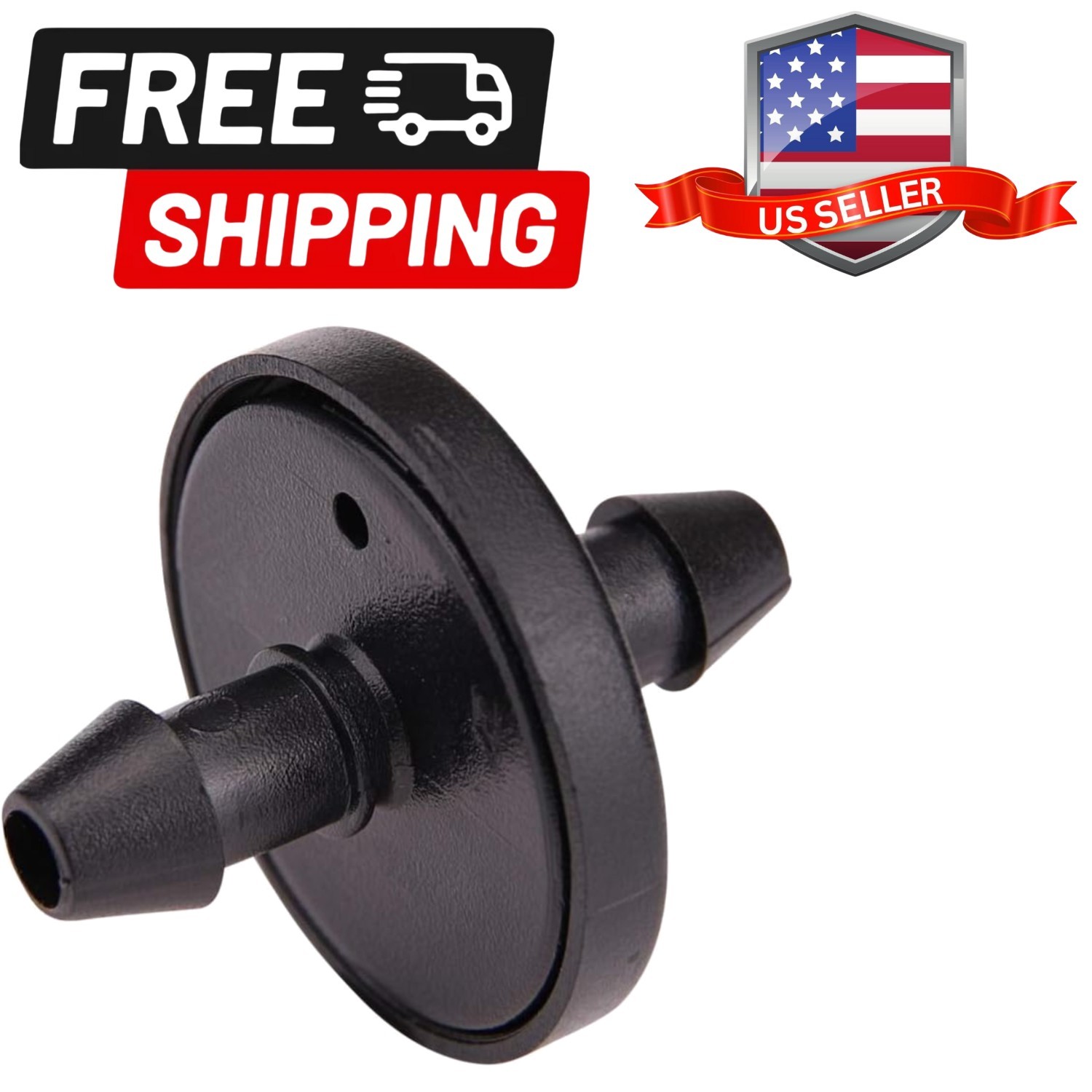 1 GPH Inline Dripper for Drip Irrigation Systems, 25-Pack, Drip Irrigation Em...